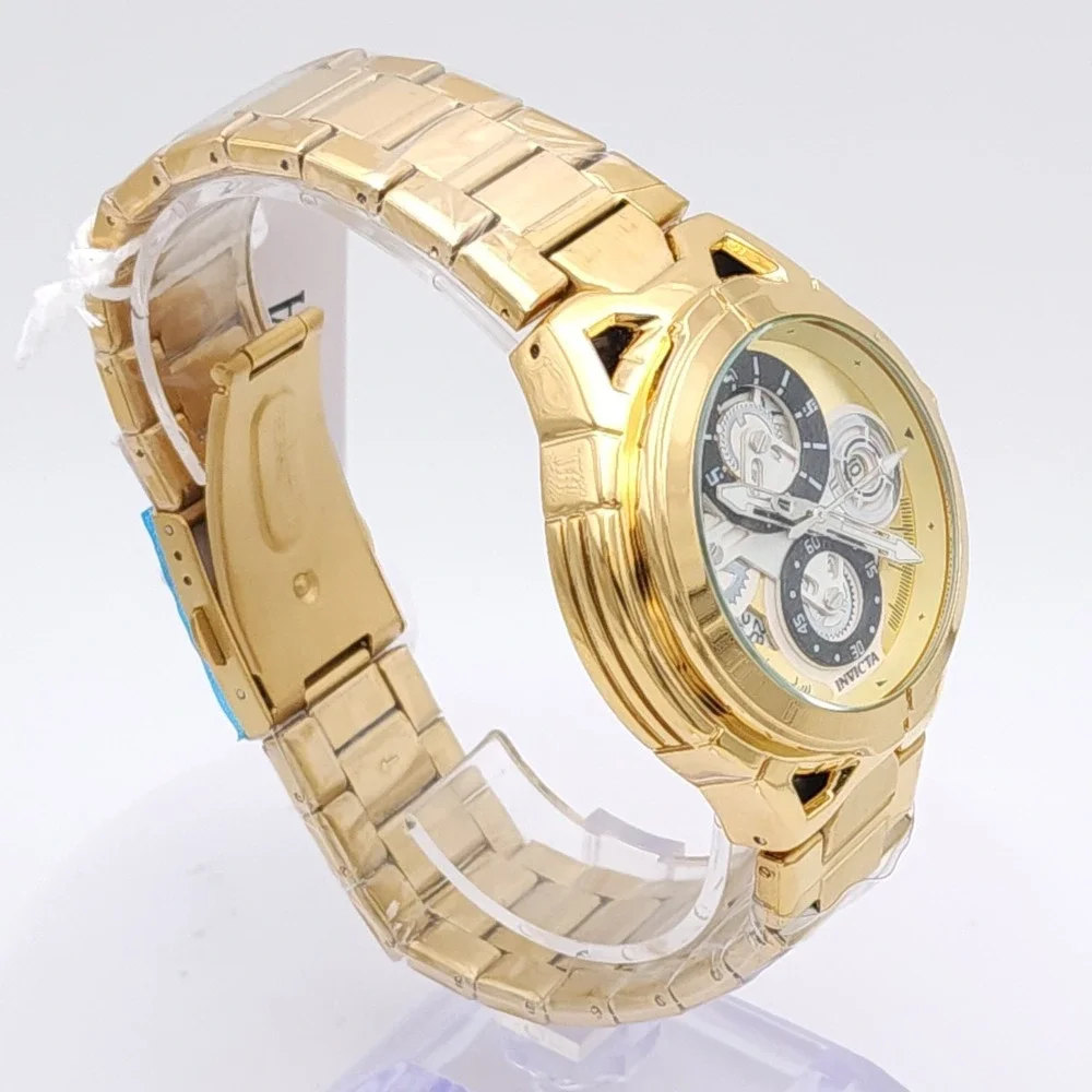 Invicta S1 Rally 79012 Gold Men's Watch NWT‎